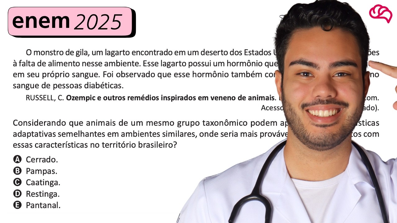 Resolução em Vídeo — Questão 99 ENEM 2025