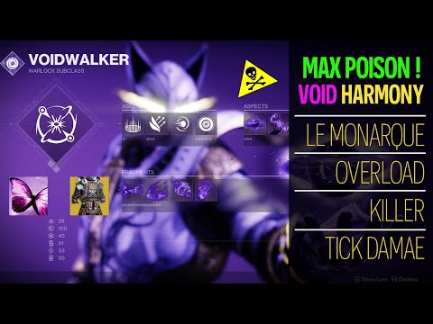 Poison Butterfly Le Monarque Ultimate Build Void 3.0 Warlock Build - Destiny 2 - Season 18