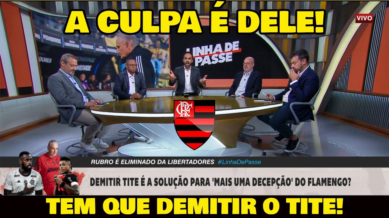 IMPRENSA DETONA TITE! "TEM QUE DEMITIR" COM ELE VAI PERDER ATÉ A COPA DO BRASIL
