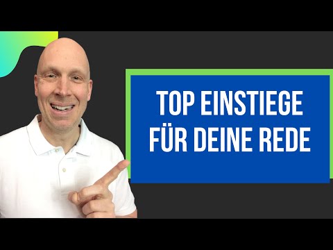 Rhetorik - Aufbau Rede und jetzt kommt die Einleitung