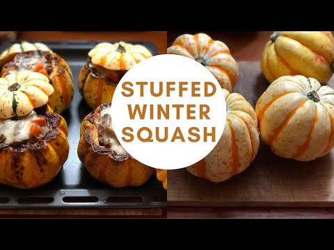Recipe: Stuffed Carnival Squash with Vegies and Ground...