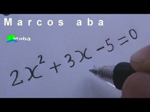 Equação do segundo grau - matemática Video