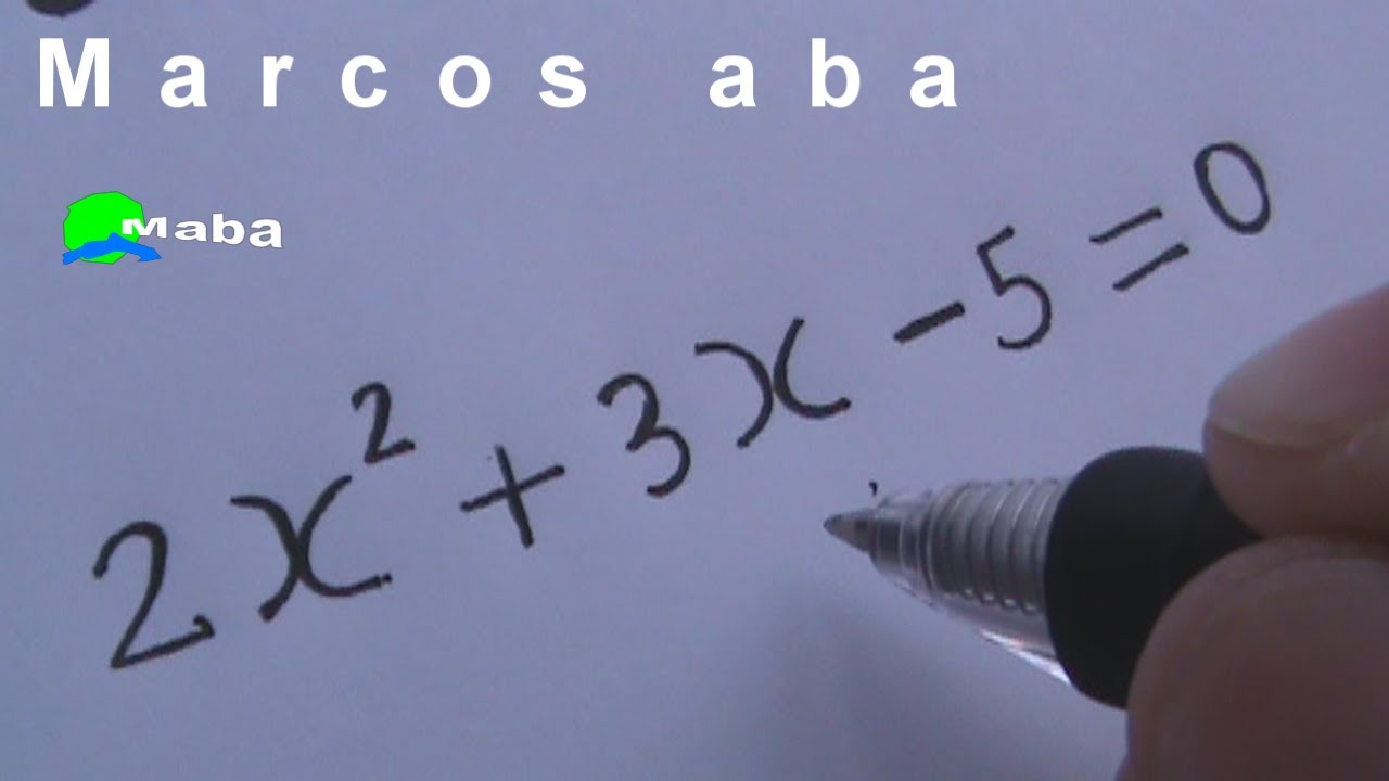 Equação do segundo grau - matemática