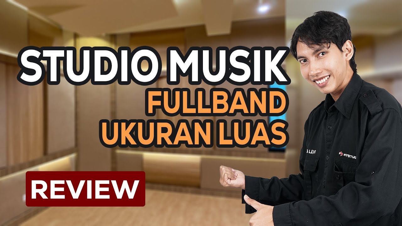 Studio Musik Fullband Minimalis dengan Desain Nyaman & Akustik Optimal