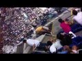 Dancing Man Falls Down Stairs At The US Open