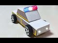 How To Make Matchbox Police Car Truck Jeep Patrolling Car माचिस से पुलिस क