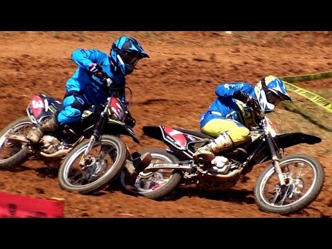 Disputa insana no Brasileiro de Velocross - Pega do inicio ao fim pela Nacional 230cc