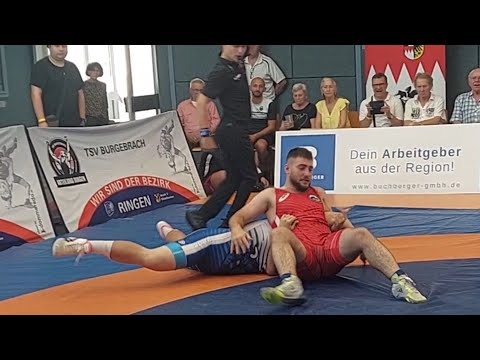 WRESTLING 🤼🏻‍♂️ RINGEN  B.POKAL 2025 | 98kg | Isaev Nikolai vs Gergert Kirill