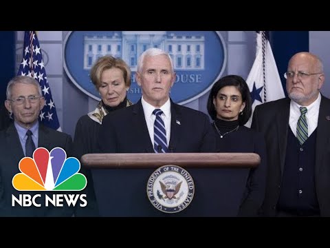 Coronavirus Task Force Gives Update On COVID-19 | NBC News (Live Stream Recording)