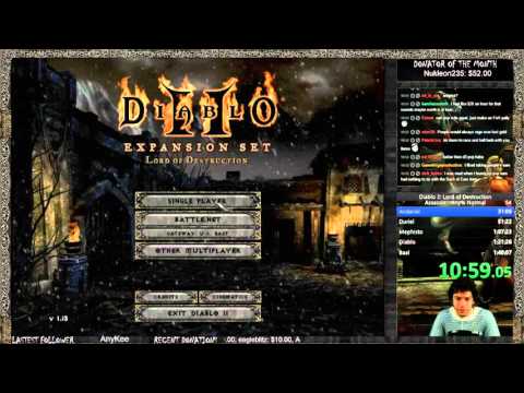 D2 Assassin Any% PB - 1:36:22! - Lots of A1 time save there