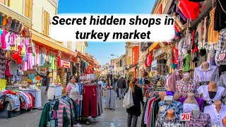 Secret hidden shops in turkey markets 🇹🇷 izmar #turkey #izmar #travel #youtubeshorts #moreviews 