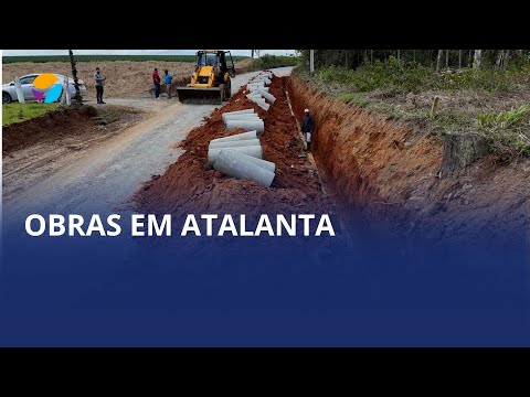 Prefeitura de Atalanta avança com obras de pavimentação em Ribeirão Matilde