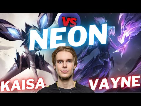 NEON | KAISA VS VAYNE | ADC GAMEPLAY | Patch 14.20 / Season 14 | #LeagueofLegends