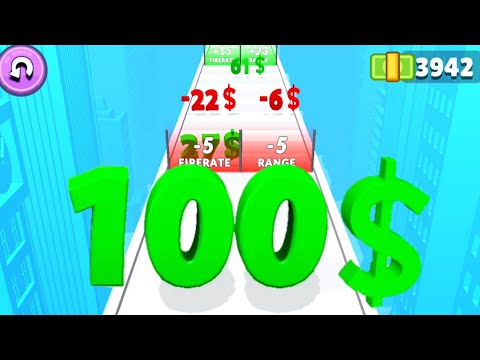 Digit Shooter 3D - Level Up, Number Run Race Video Stack Master Max Level Gameplay - All Levels