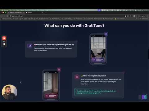 Gratitune — hackathon product pitch