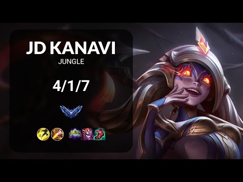JD Kanavi Lillia vs Nidalee JUNGLE - KR DIAMOND Patch 13.14