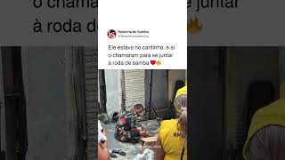 Catador de reciclável tira onda na roda de samba #shorts