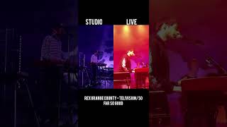 Rex Orange County Telivision/So far so good Studio version vs live performance