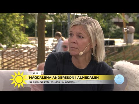 Magdalena Andersson (S): ”Vi vill se 10 000 fler polisanställda” - Nyhetsmorgon (TV4)