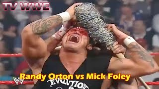 TV WWE  - Backlash 2004 - Randy Orton vs Mick Foley Full Match WWE HD - Part 01