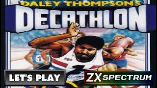 LET'S PLAY: DALEY THOMPSON'S DECATHLON (ZX SPECTRUM - With Commentary)