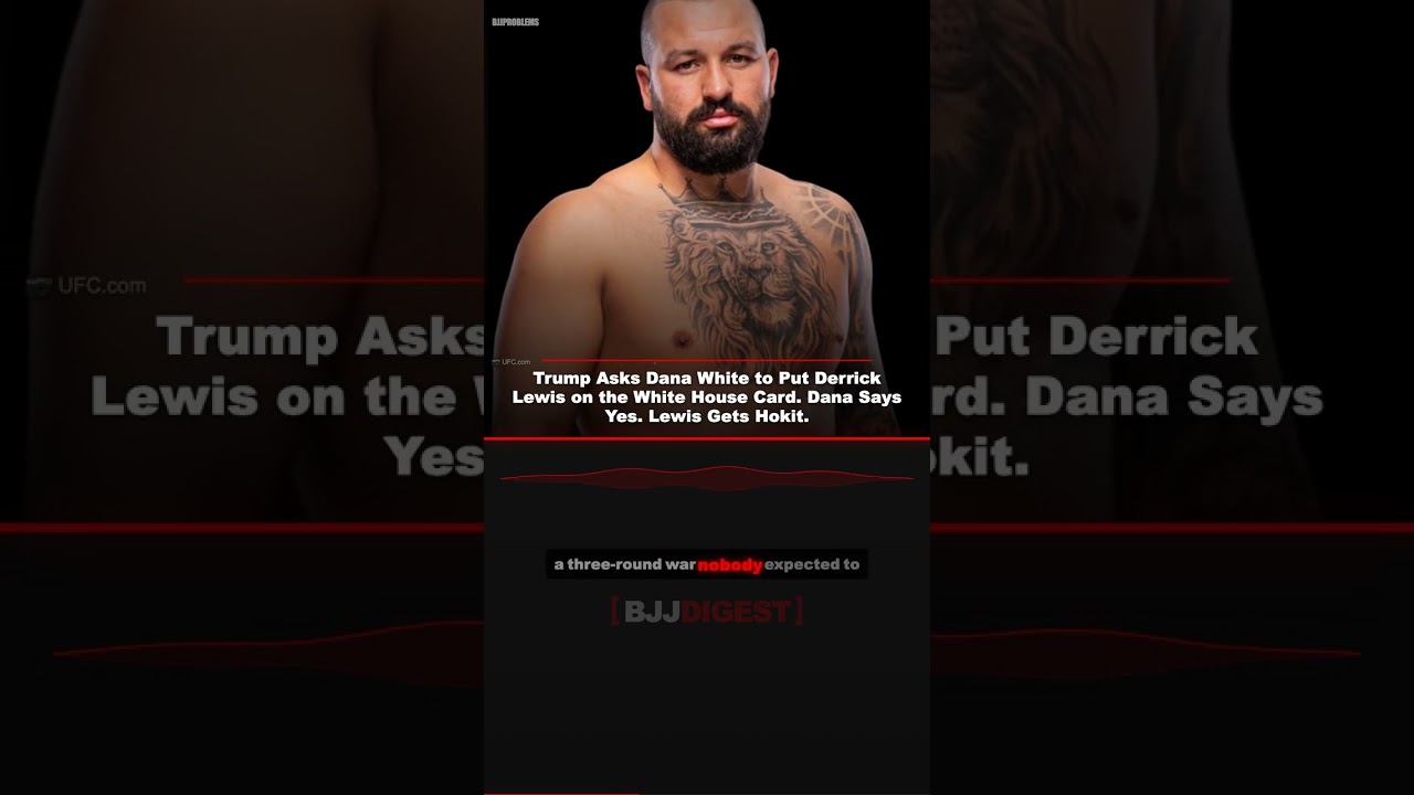 Trump Wanted Derrick Lewis on the White House Card. Dana Made It Happen. #Shorts