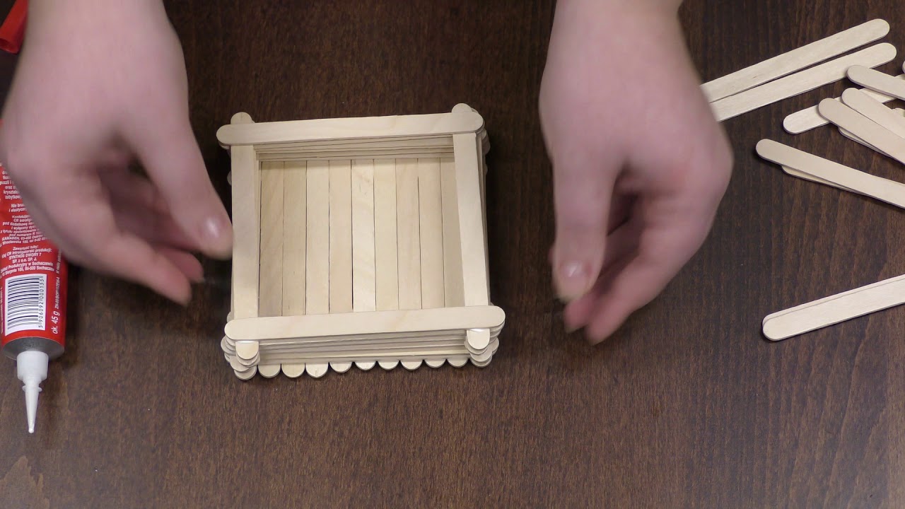 Jak zrobić szkatułkę z patyczków po lodach