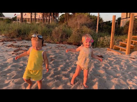 My MIRACLE Twins see the Beach for the FIRST Time