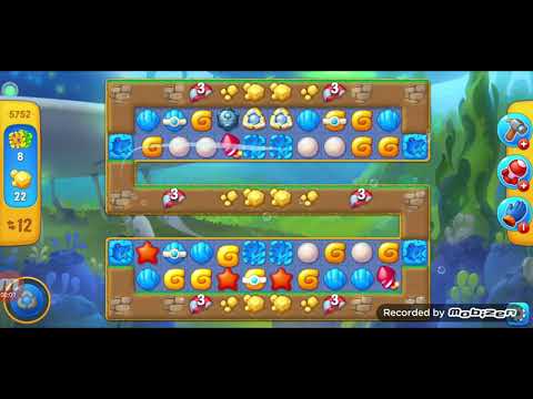fishdom gameplay/ level 5752 / It is like the ads? / thank you