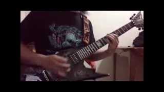 The Black Dahlia Murder - Contagion (guitar cover full solo)