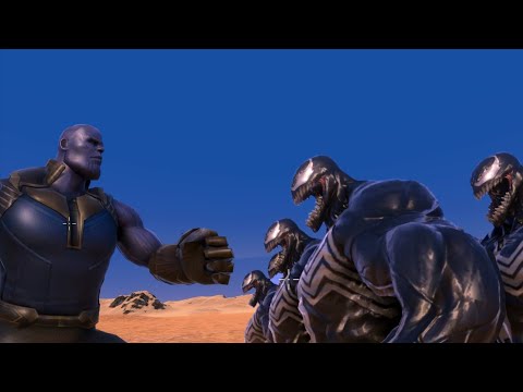 Thanos VS. 250 Venom - Ultimate Epic Battle Simulator - UEBS