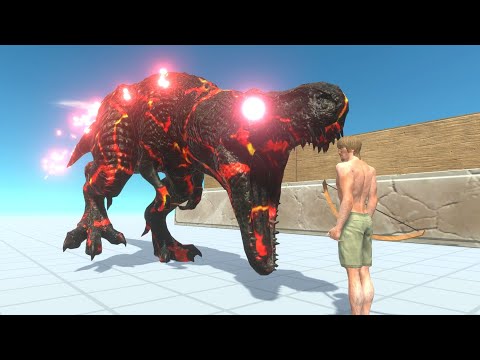 MAGMA T-REX Deadly Path ► Animal Revolt Battle Simulator