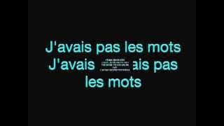 La fouine j&#39;avais pas les mots