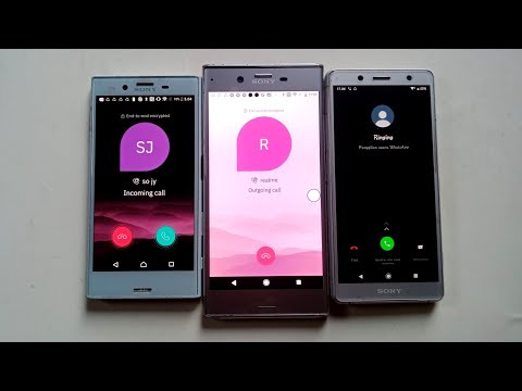 SONY x compact,black teleguard/ SONY Xz2 compact whats app voice call,sony xz out going call