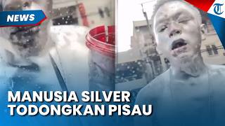 Viral Manusia Silver Todongkan Pisau ke Pengendara Mobil di Kuta, Satpol PP Buka Suara