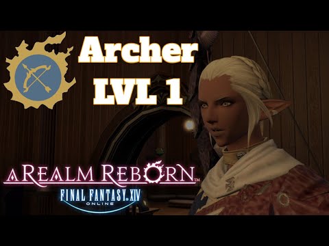 FINAL FANTASY XIV Online 5.5 How to Start an Archer - Level 1 Job Quest - Way of the Archer (Guide)