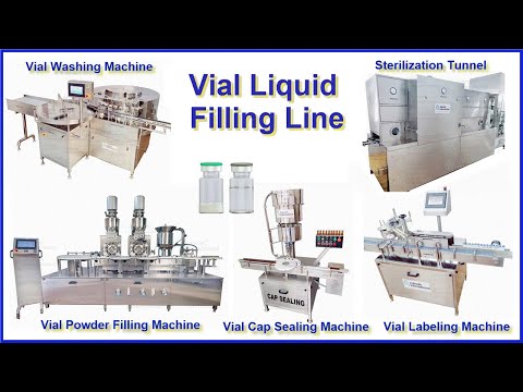 Vial Liquid Filling Line