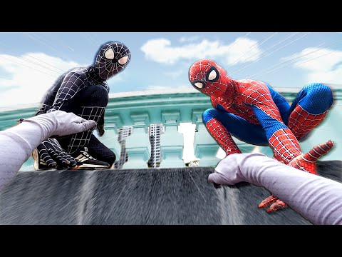 Team SPIDER-MAN & VENOM Fighting BAD GUYS ( Special Action POV )