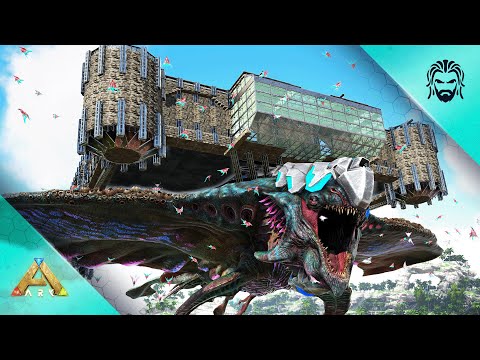 I Built a Gigantic Sky Castle on my Desert Titan! - ARK Survival Evolved [E145]