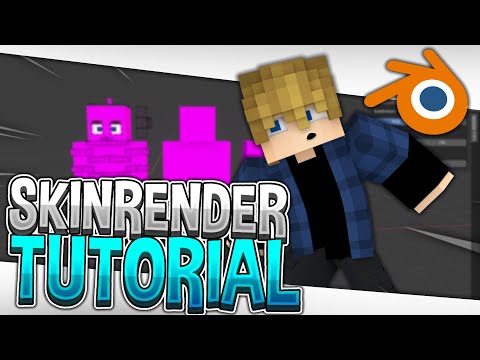 Minecraft Skinrender with Blender Tutorial 🤔(German/Deutsch) |100 Subscribers Special|  🙂