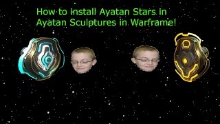How to Install Ayatan Stars on Ayatan Sculptures in Warframe!