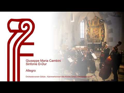 Giuseppe Maria Cambini - Sinfonie D Dur - Allegro