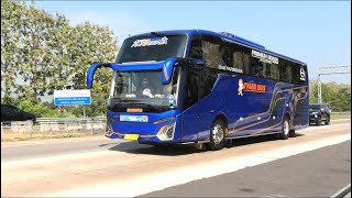 Download lagu Raja Jalur Kanan | Menikmati Pesona Bus Melintas di Jalur Pantura mp3