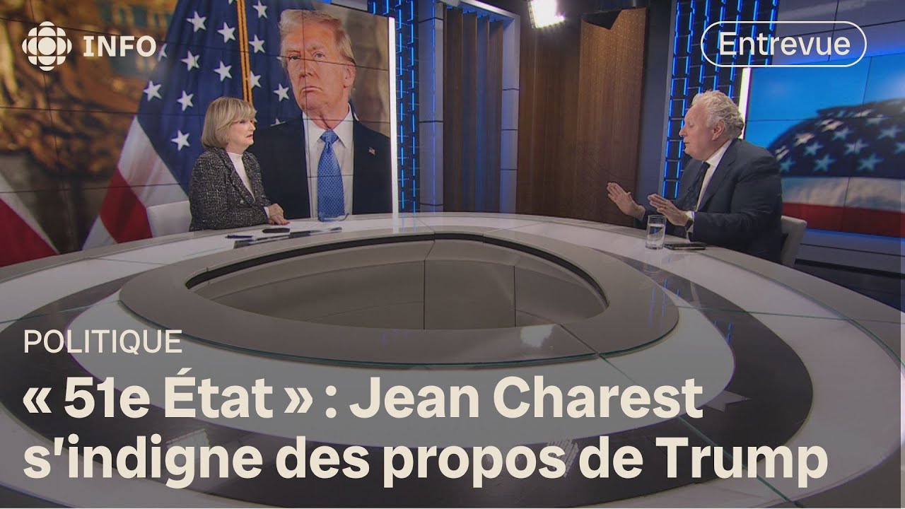 Le Canada comme 51e État américain? Jean Charest offusqué par la blague de Donald Trump | 24•60