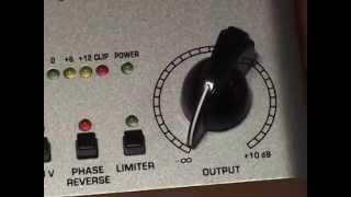 Video thumbnail for BEHRINGER MIC100 Tube Ultragain by sounddoesmatter