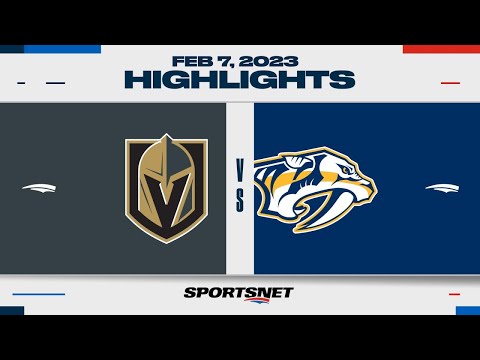 NHL Highlights | Golden Knights vs. Predators - February 7, 2023