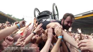 Obituary - Bloodsoaked+Wheelchair Crowdsurfer+2 @ Dynamo Metal Fest Eindhoven (NL) 2016-July-16