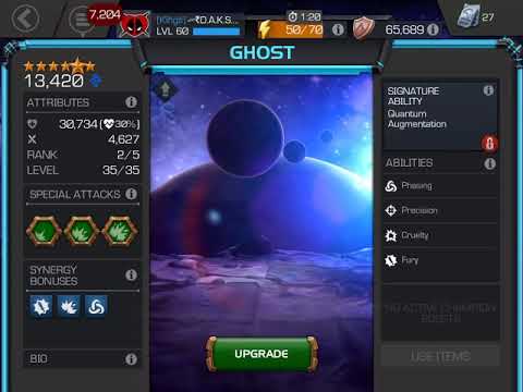 6 STAR RANK 2 GHOST  - Marvel Contest of Champions