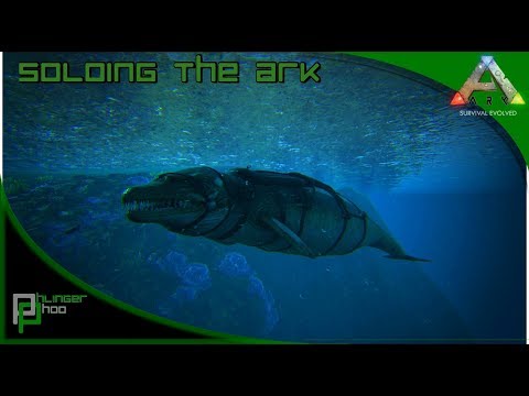 Soloing the Ark S4E43 - Basilosaurus taming! Underwater Exploring!