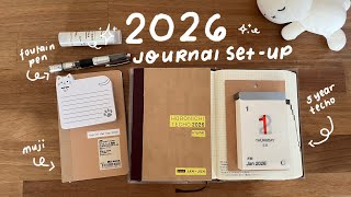 2026 Planner Lineup for productivity | Muji & Hobonichi Journal Setup